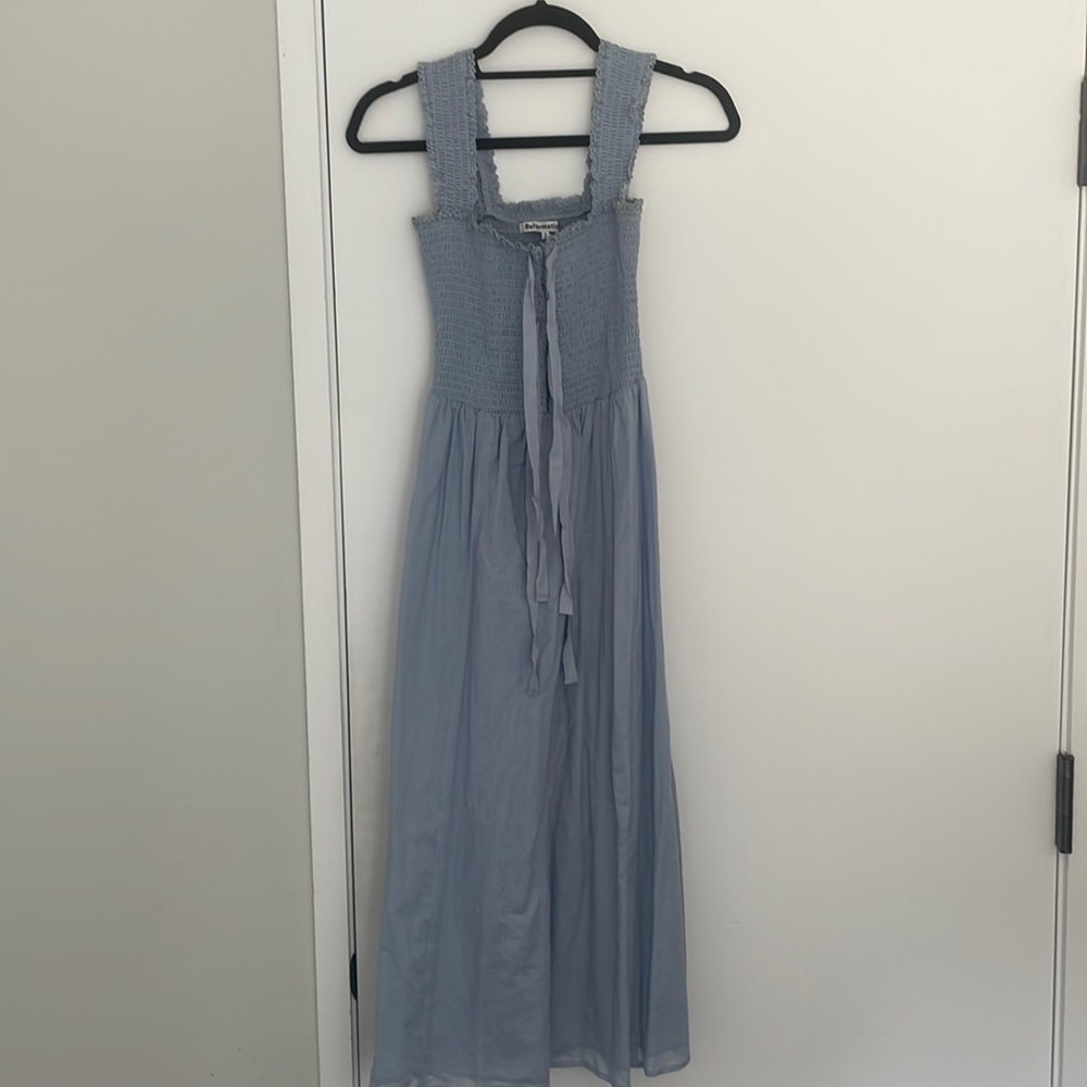 Reformation blue midi dress